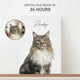 Adorable Personalized Pet Portrait Vertical Poster - Gift For Dog Lovers (N1)