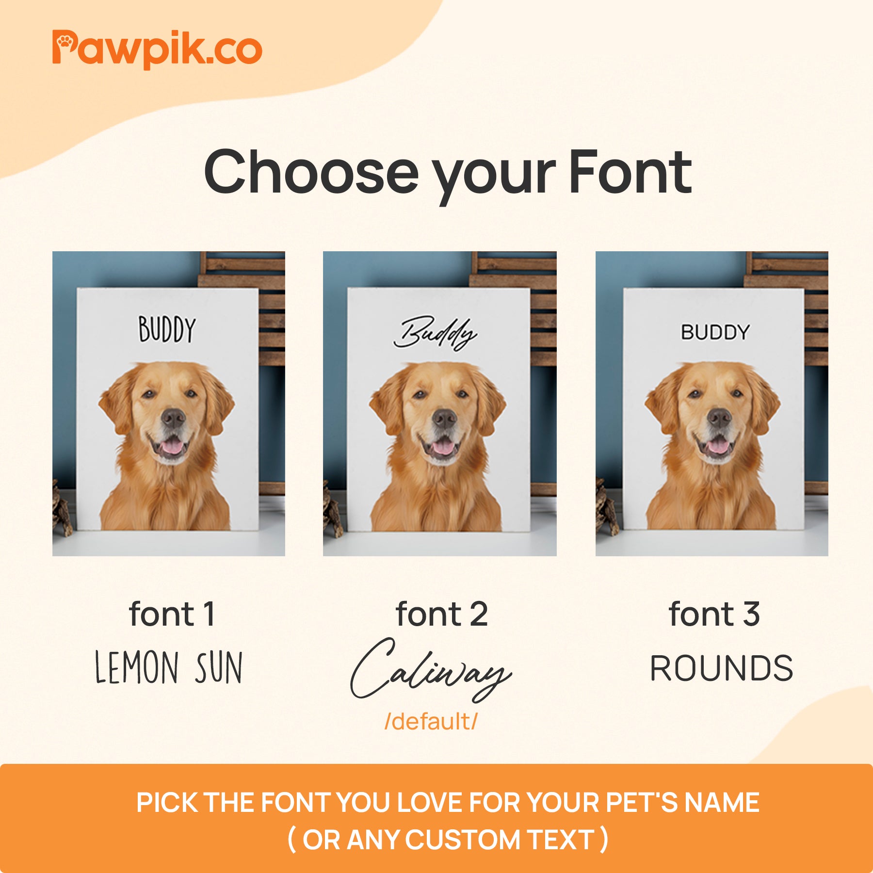 Super Cute Customized Dog & Cat Portrait Vertical Canvas - Gift for Pet Lovers