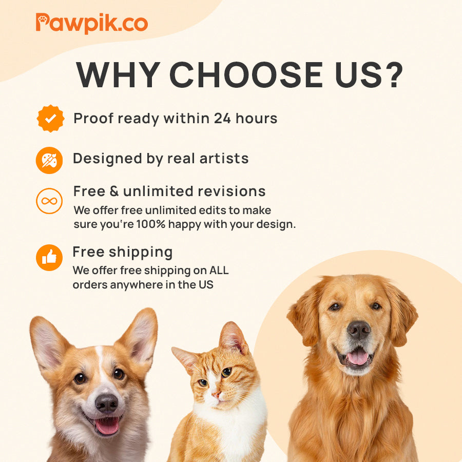 Lovely Custom Dog Portrait Cartoon Vertical Canvas - Gift For Pet Lovers