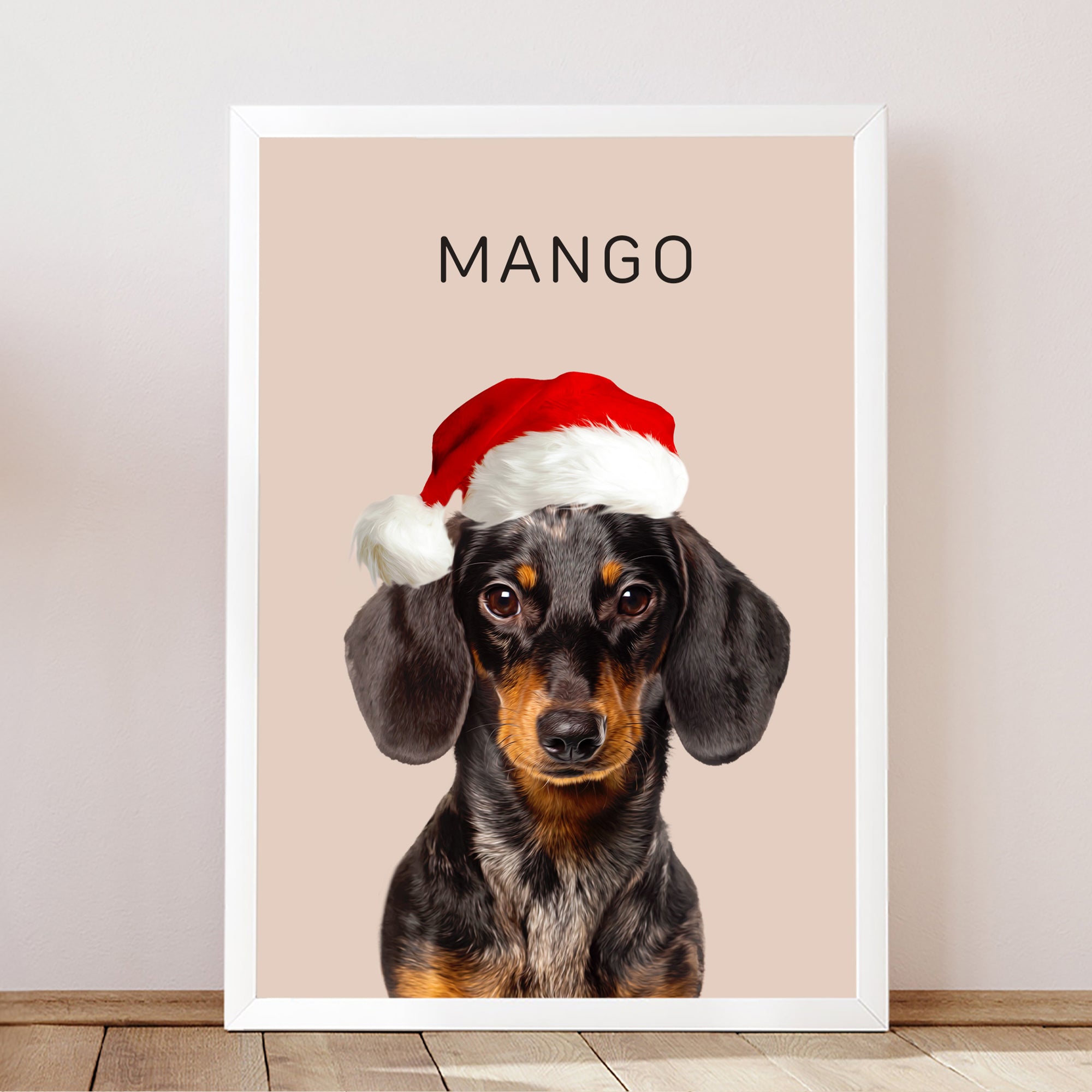 Custom Adorable Pet Photo, Personalized Frame Poster - Christmas Gift For Pet Owners