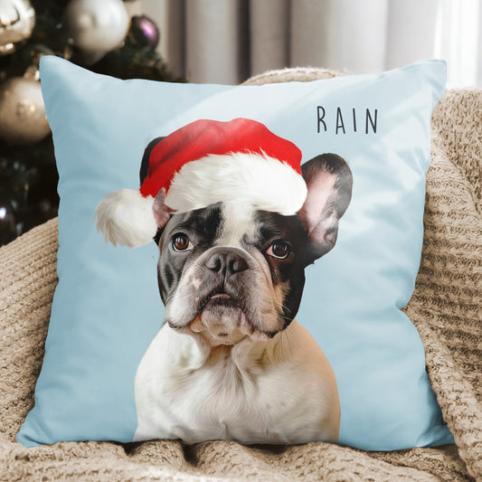 Custom Adorable Pet Photo, Personalized Faux Pillowcase - Christmas Gift For Pet Owners
