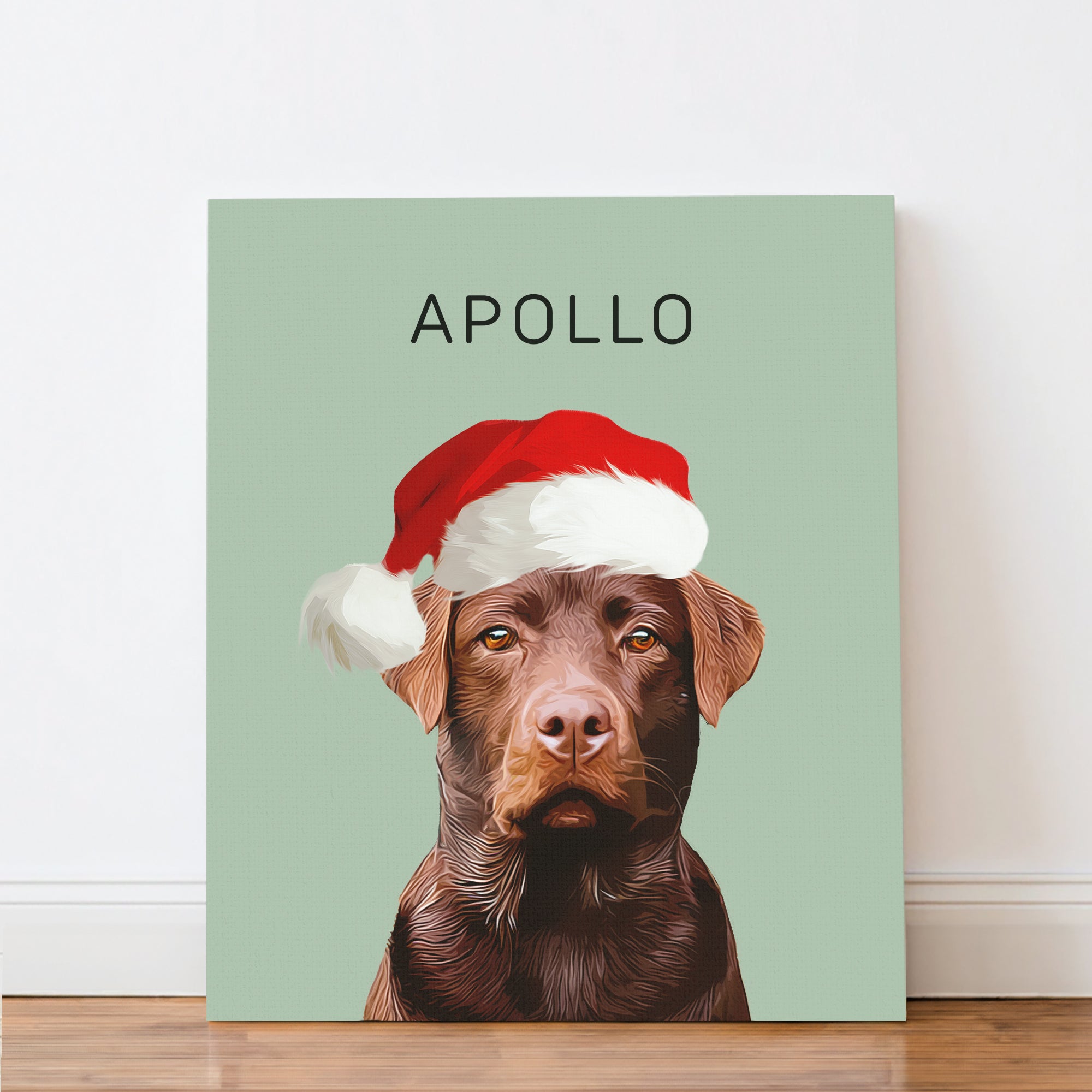 Custom Super Cute Pet Photo, Personalized Canvas - Christmas Gift For Pet Owners