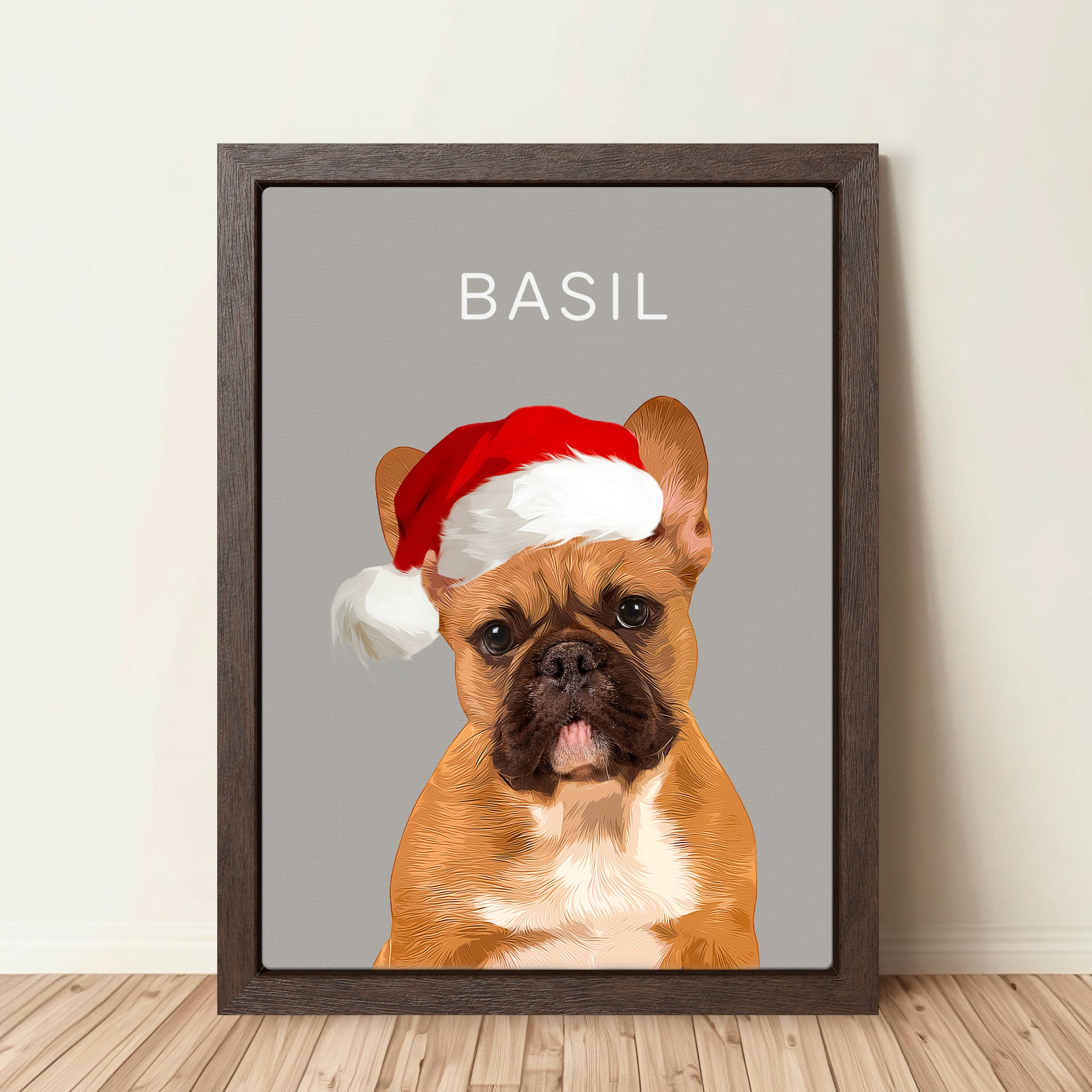 Custom Super Cute Pet Photo, Personalized Canvas - Christmas Gift For Pet Owners