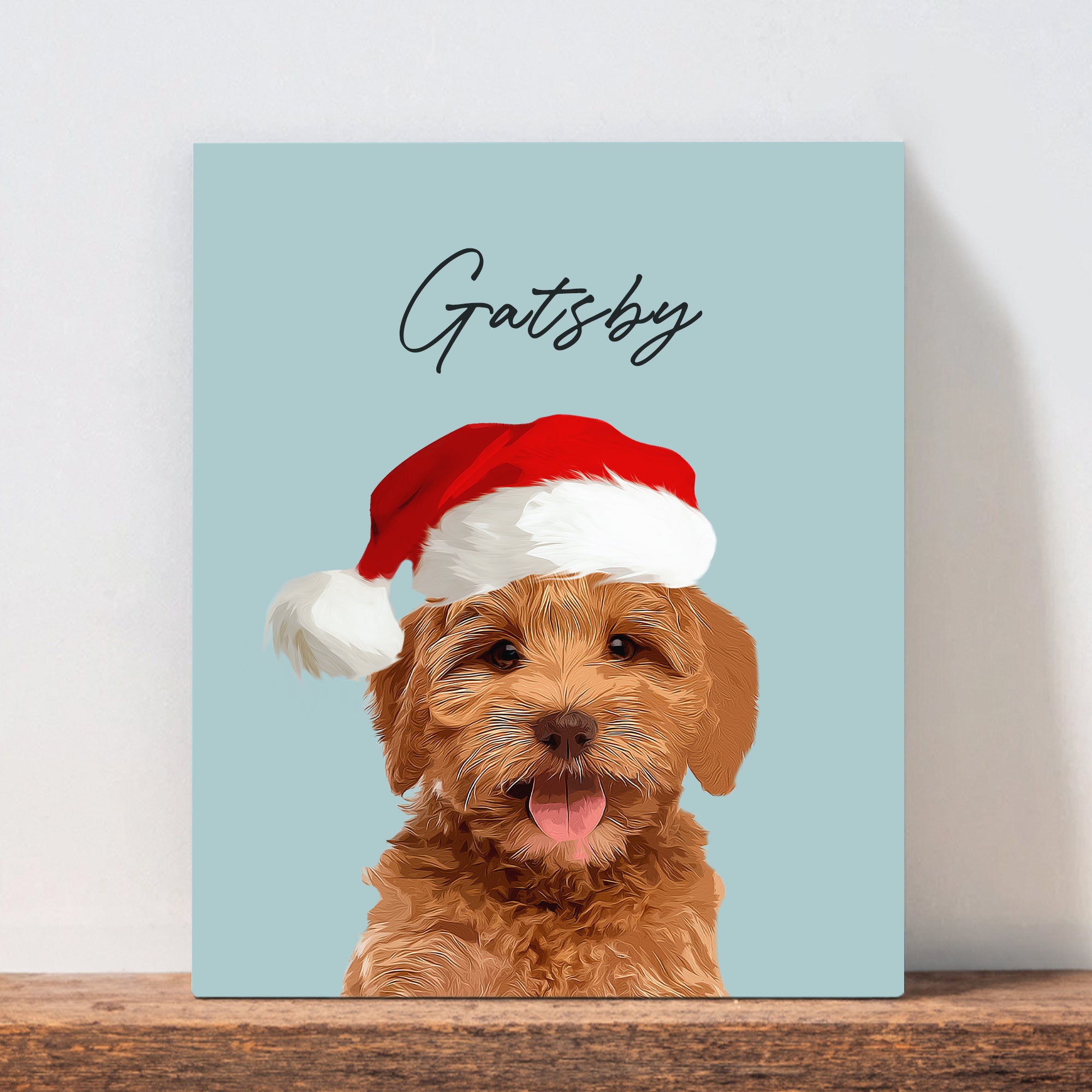 Custom Super Cute Pet Photo, Personalized Poster - Christmas Gift For Pet Owners