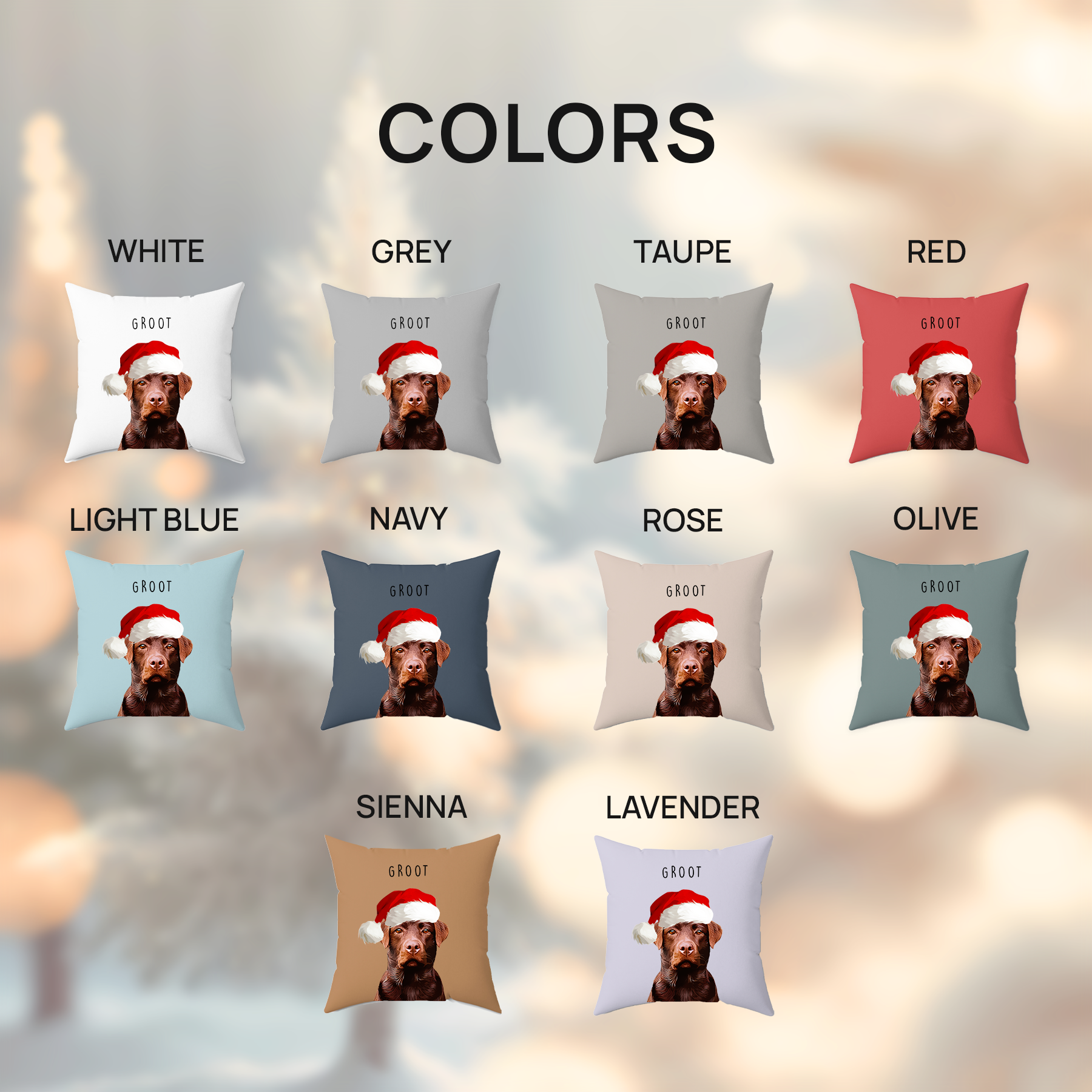 Custom Adorable Pet Photo, Personalized Faux Pillowcase - Christmas Gift For Pet Owners