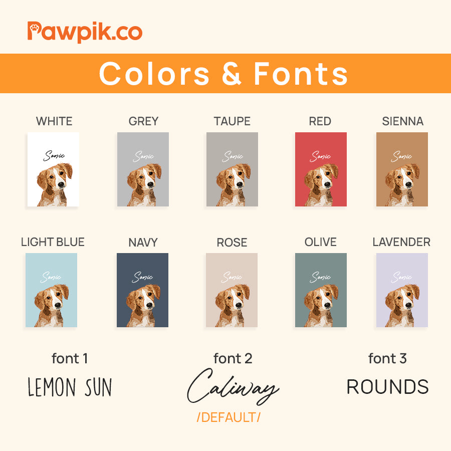 Super Adorable Custom Pet Cartoon Vertical Frame Poster - Gift For Dog Lovers