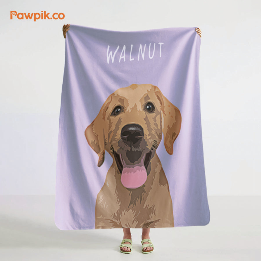 Super Adorable Customized Cat Cartoon Sherpa Fleece Blanket - Gift For Pet Lovers