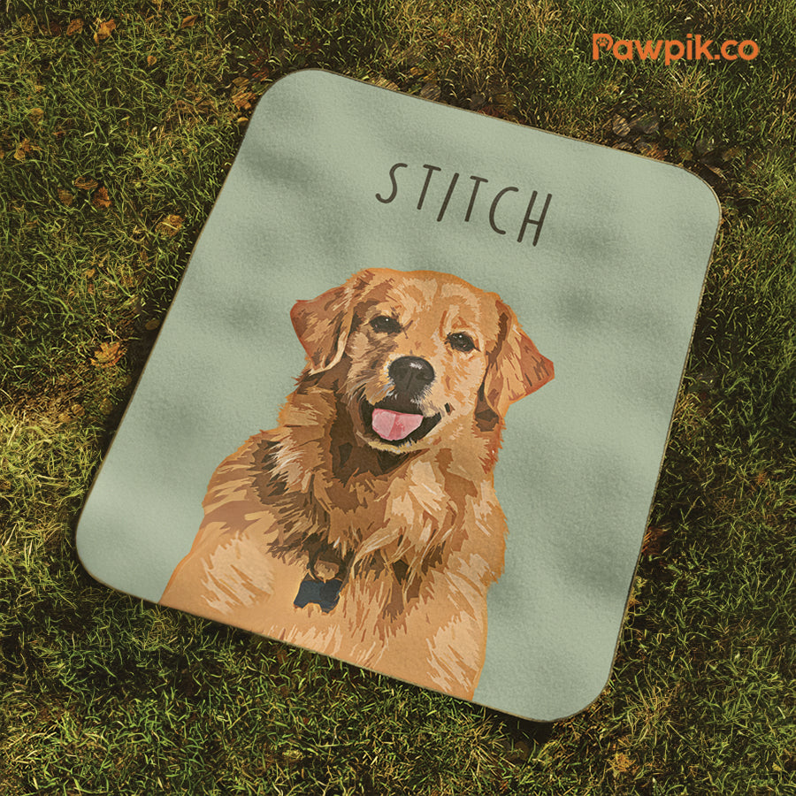 Super Cute Customized Cat Cartoon Picnic Blanket - Gift For Pet Lovers