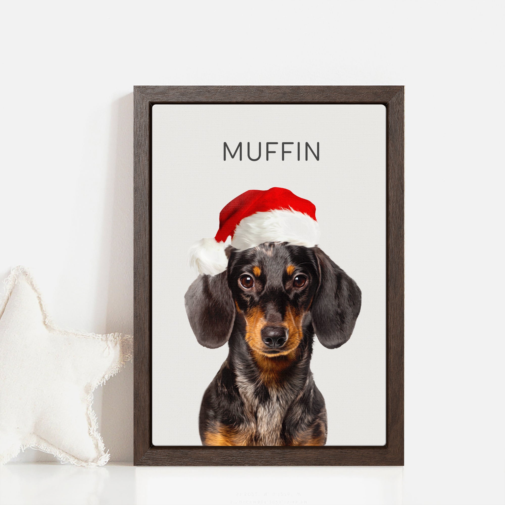 Custom Adorable Pet Photo, Personalized Canvas - Christmas Gift For Pet Owners