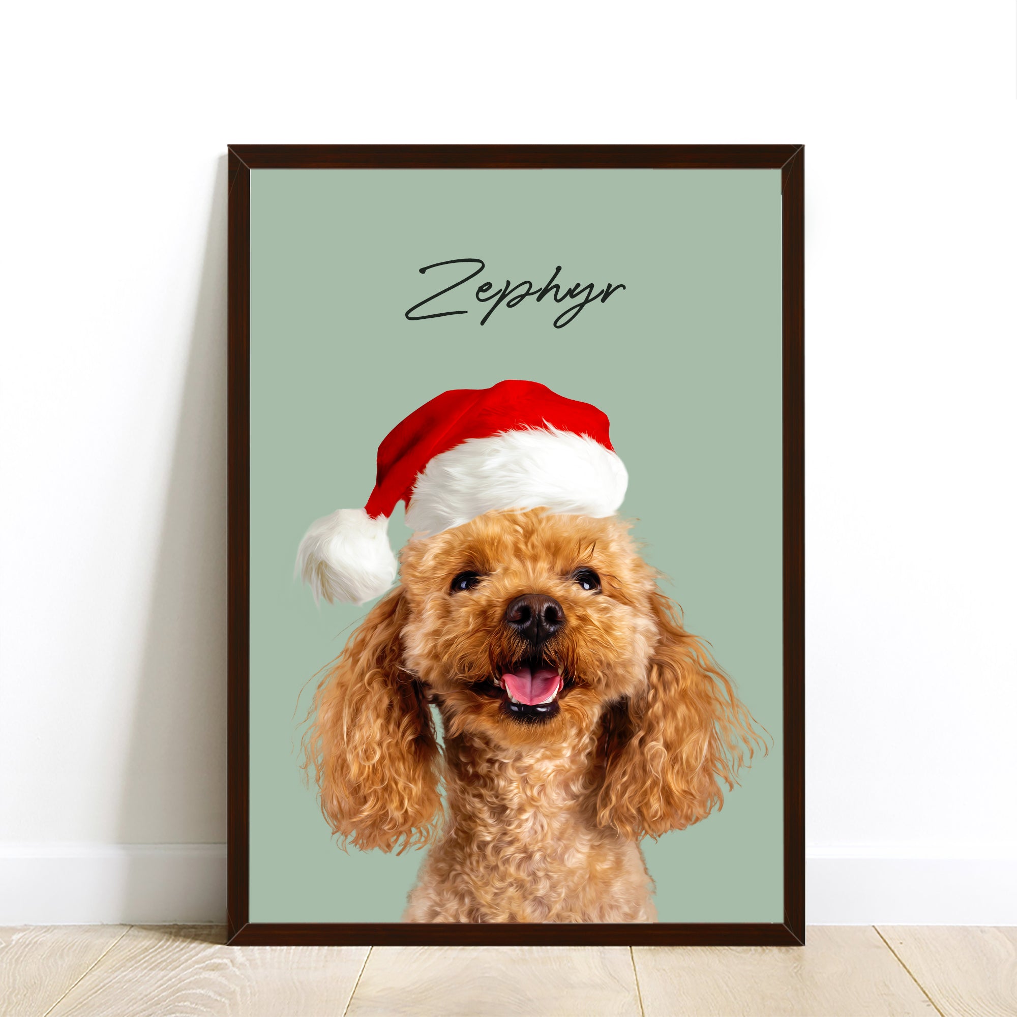 Custom Adorable Pet Photo, Personalized Frame Poster - Christmas Gift For Pet Owners