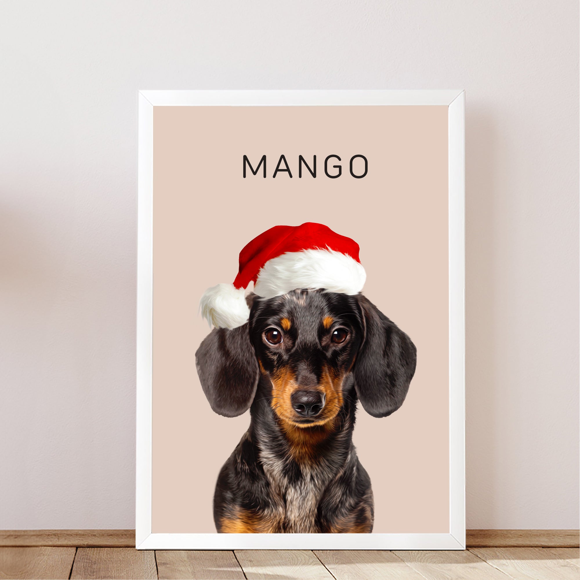Custom Adorable Pet Photo, Personalized Frame Poster - Christmas Gift For Pet Owners
