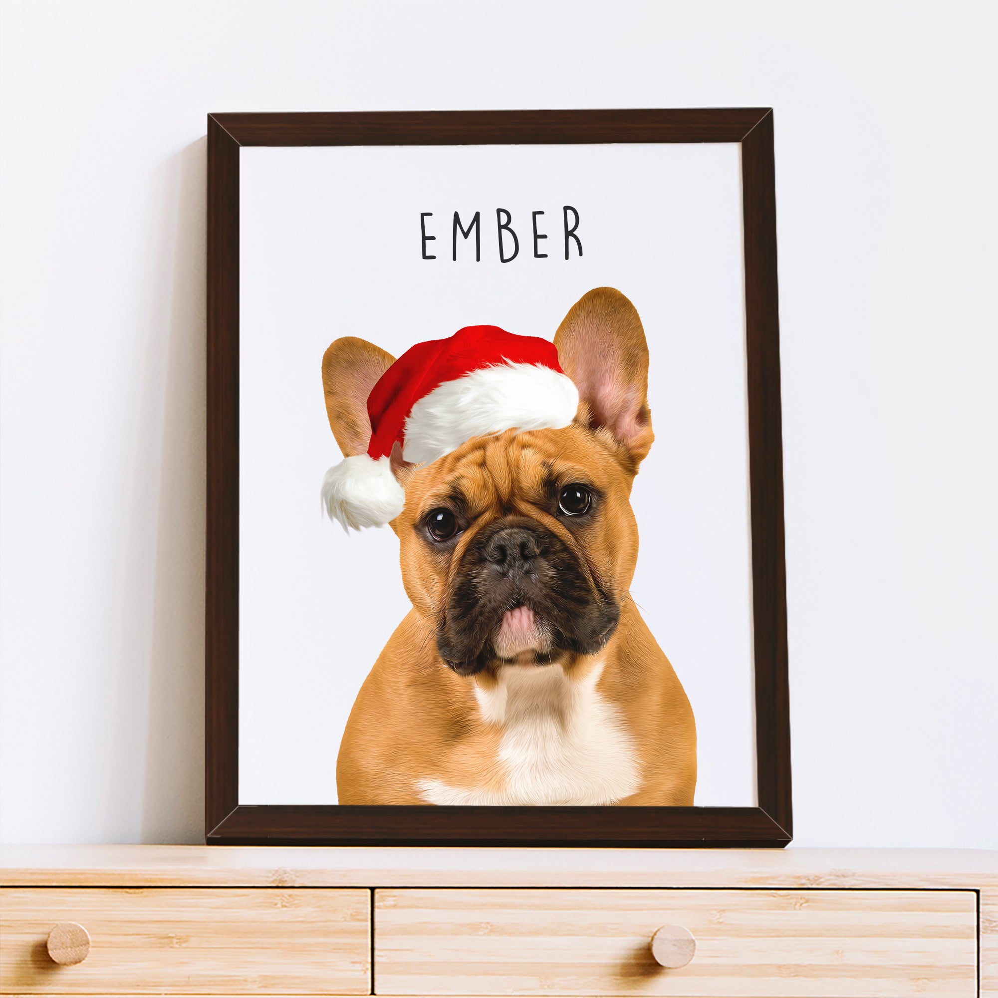 Custom Adorable Pet Photo, Personalized Frame Poster - Christmas Gift For Pet Owners
