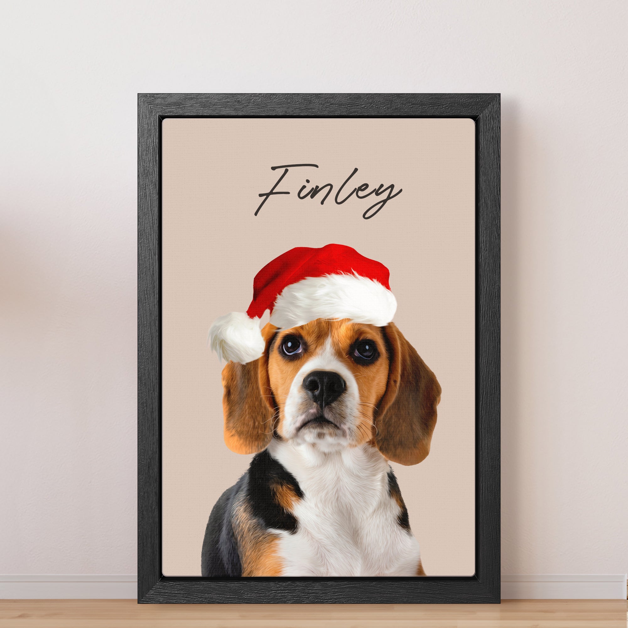 Custom Adorable Pet Photo, Personalized Canvas - Christmas Gift For Pet Owners