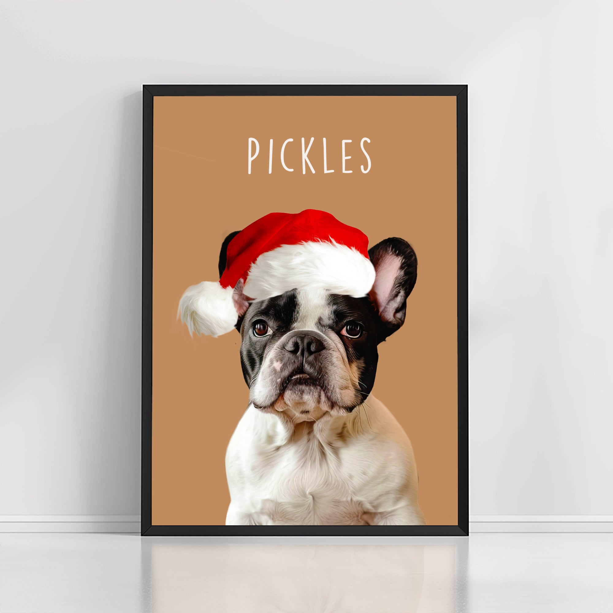 Custom Adorable Pet Photo, Personalized Frame Poster - Christmas Gift For Pet Owners