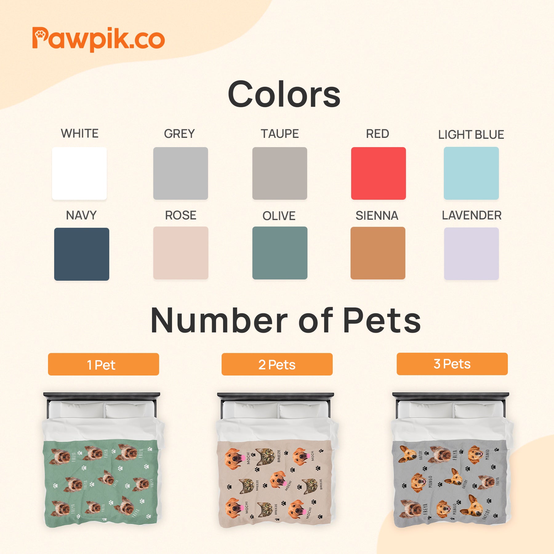 Super Cute Personalized Dog & Cat Velvet Blanket - Gift For Pet Lovers