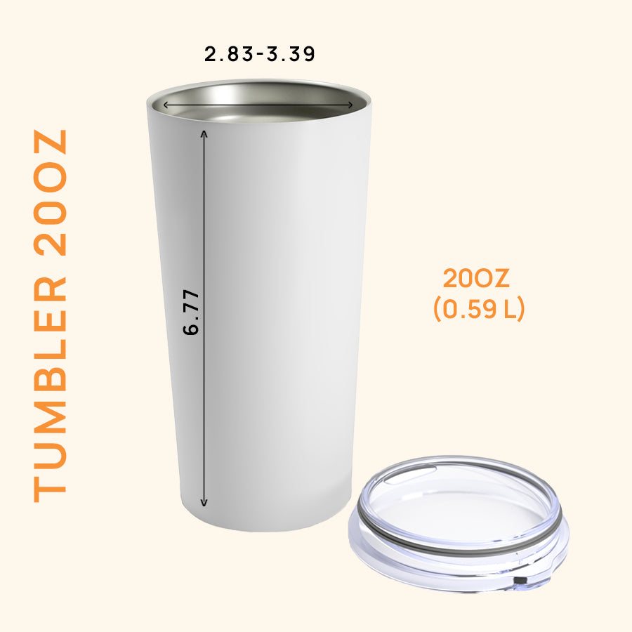 Personalized Minimal Sketch Pet Portrait Push-on Lid Tumbler - Gift For Pet Lovers